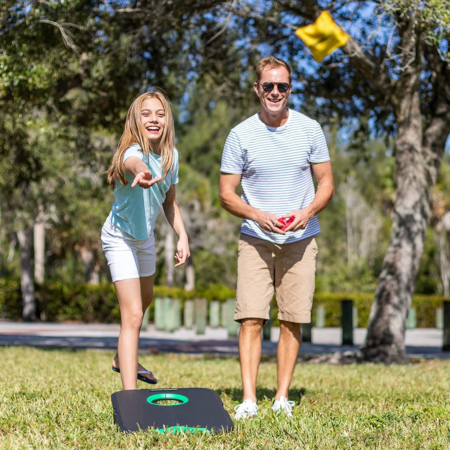 Go! Gater, Cornhole, Light up and Standard Available, Easy Storage, Light Weight Perfect for Outdoor and Indoor Play