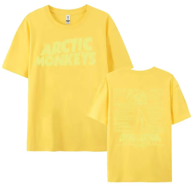 Rock Arctic Monkeys Crying Lightning T-Shirts Men Women Clothing Fashion Hip Hop T-Shirt Male Casual Cotton Short Sleeve T Shirt