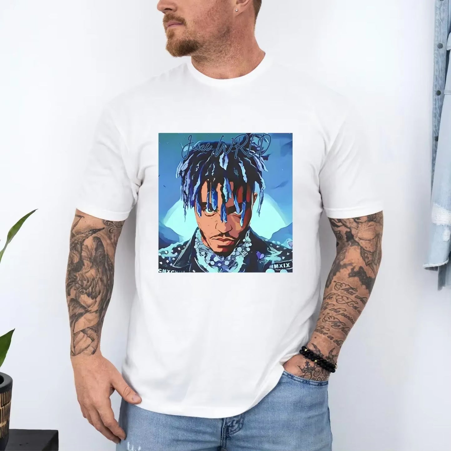 Vintage Juice WRLD Shirt - Custom Retro Design High Quality Tee Rapper Men T-Shirt