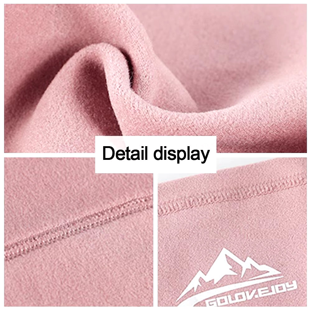 Men Women Winter Sports Bandana Running Velvet Thermal Neck Warmer Ski Hiking Cycling Riding Snowboard Scarf Windproof Headgear