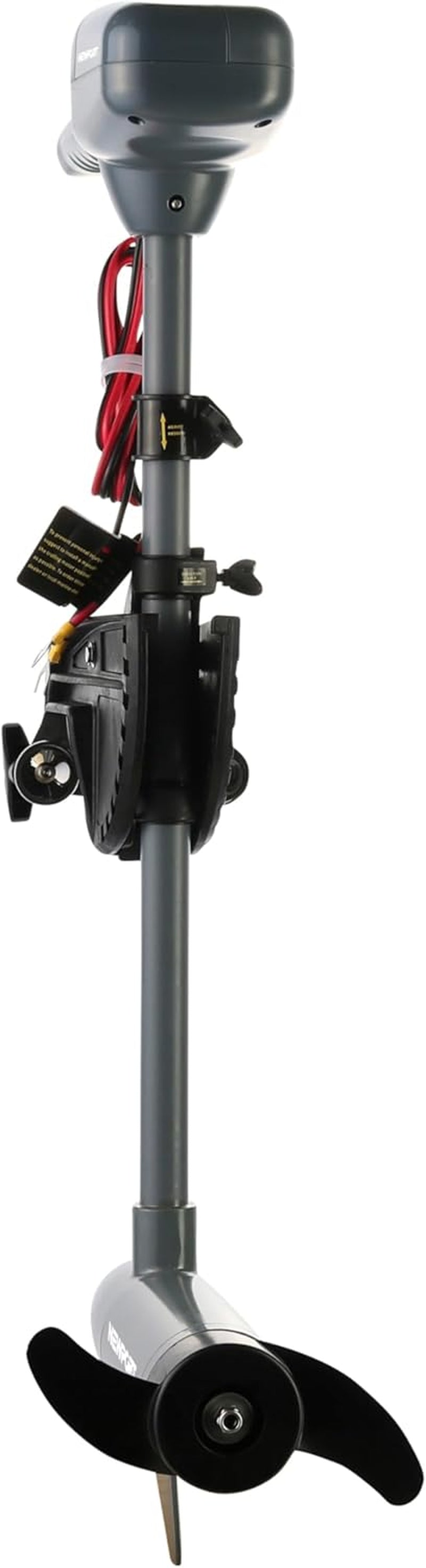 Kayak Series 55Lb Thrust Transom Mounted Saltwater Electric Trolling Motor W/Led Battery Indicator (24" Shaft)