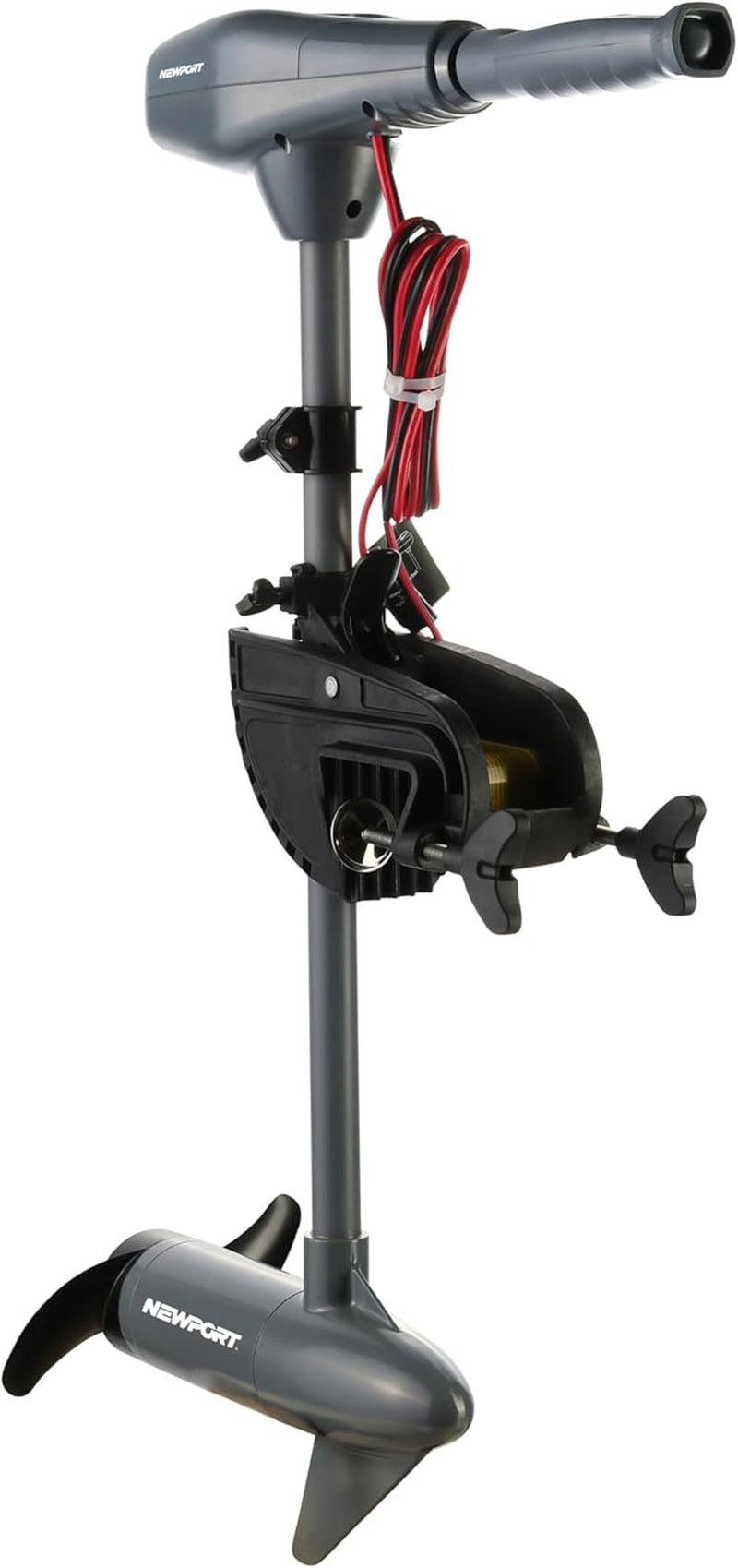 Kayak Series 55Lb Thrust Transom Mounted Saltwater Electric Trolling Motor W/Led Battery Indicator (24" Shaft)