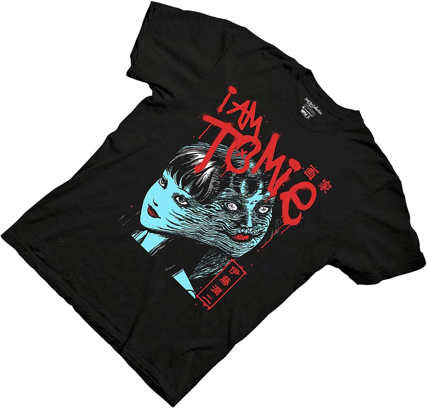 Mens Junji Ito Tomie Shirt - I Am Tomie Kawakami Shirt - Tomie Manga Anime Graphic Shirt