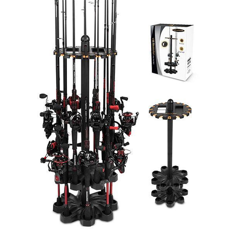 Kastking V16 Fishing Rod Rack  & Kastking White Patented V15 Vertical Fishing Rod Holder