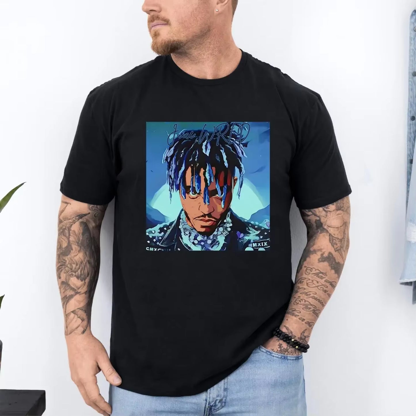 Vintage Juice WRLD Shirt - Custom Retro Design High Quality Tee Rapper Men T-Shirt